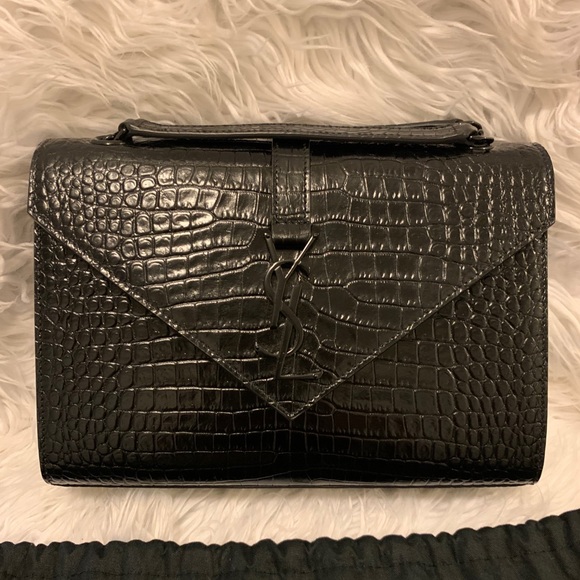 Saint Laurent croc bag,Limited edition (Authentic) comes with its certificate - Picture 2 of 13